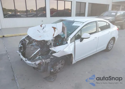 2012 Honda Civic Lx из США, поврежденный, VIN 19XFB2F56CE003628